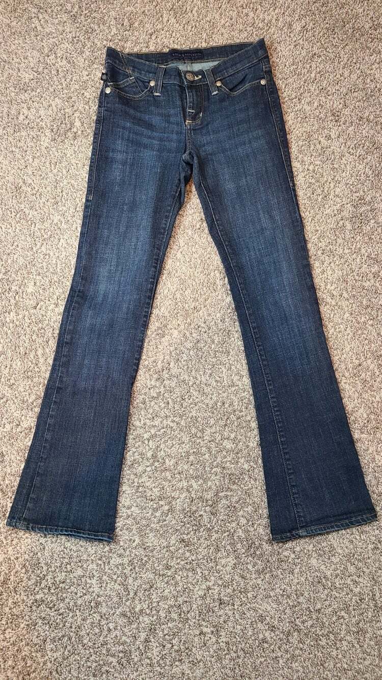 Rock & Republic Kasandra Bootcut Blue Jeans Womens Size 2 M - Picture 1 of 9